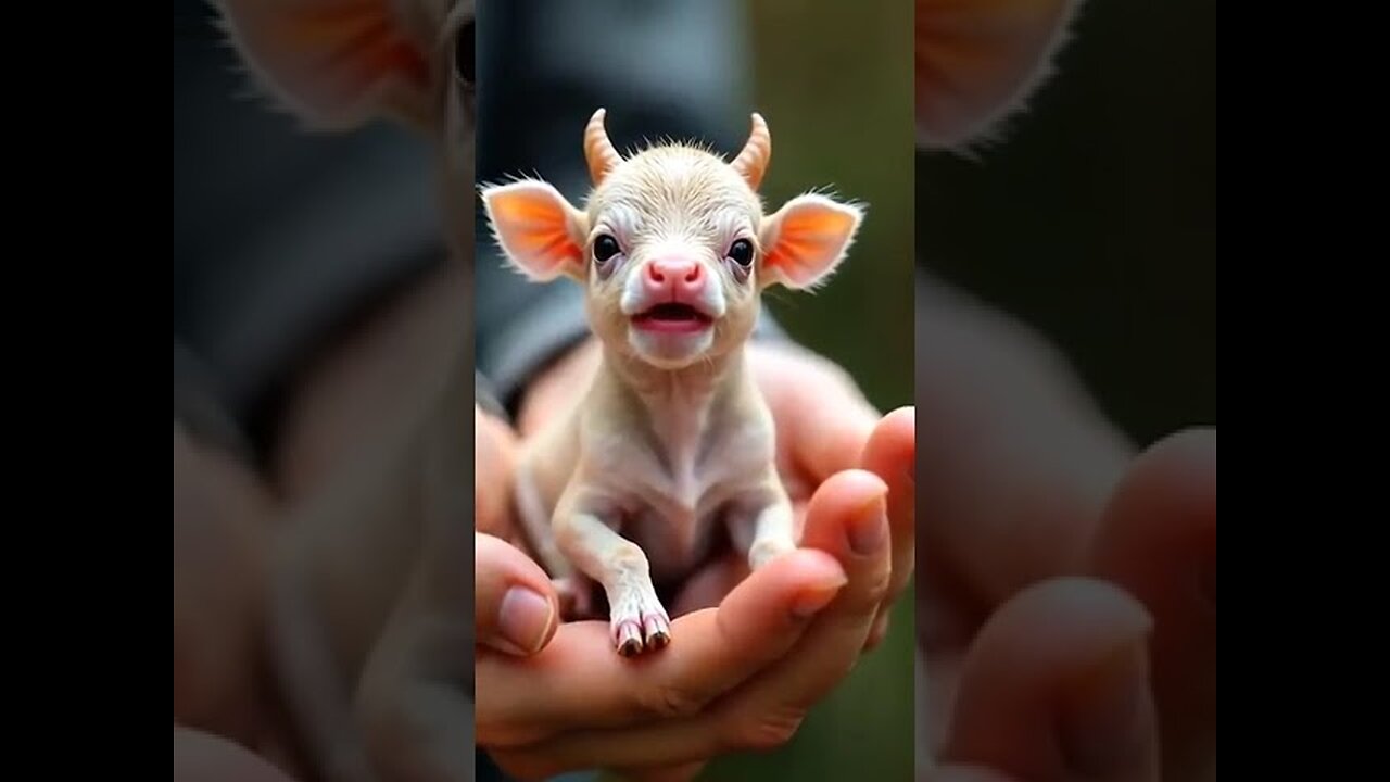 Cute baby animals AI generated video
