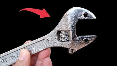 99% of people don't know the true function of the adjustable wrench! IT'S AMAZING