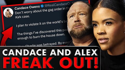Candace Owens and Alex Jones LOSE IT Over The Charlie Kirk Case Gag Order!!