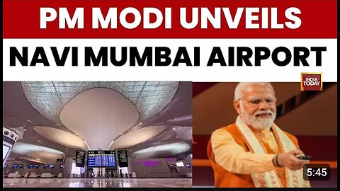 PM Modi Unveils Navi Mumbai's ₹19,650 Cr Airport, The City's Second International Hub | India Today