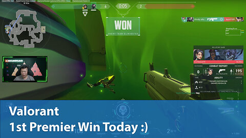 1st Premier Win Today :) | Competitive 1W-0L-1D | Premier 1W-1L | Valorant