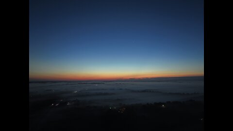 Hyperlapse Sunrise over 64 to eastern, Ky