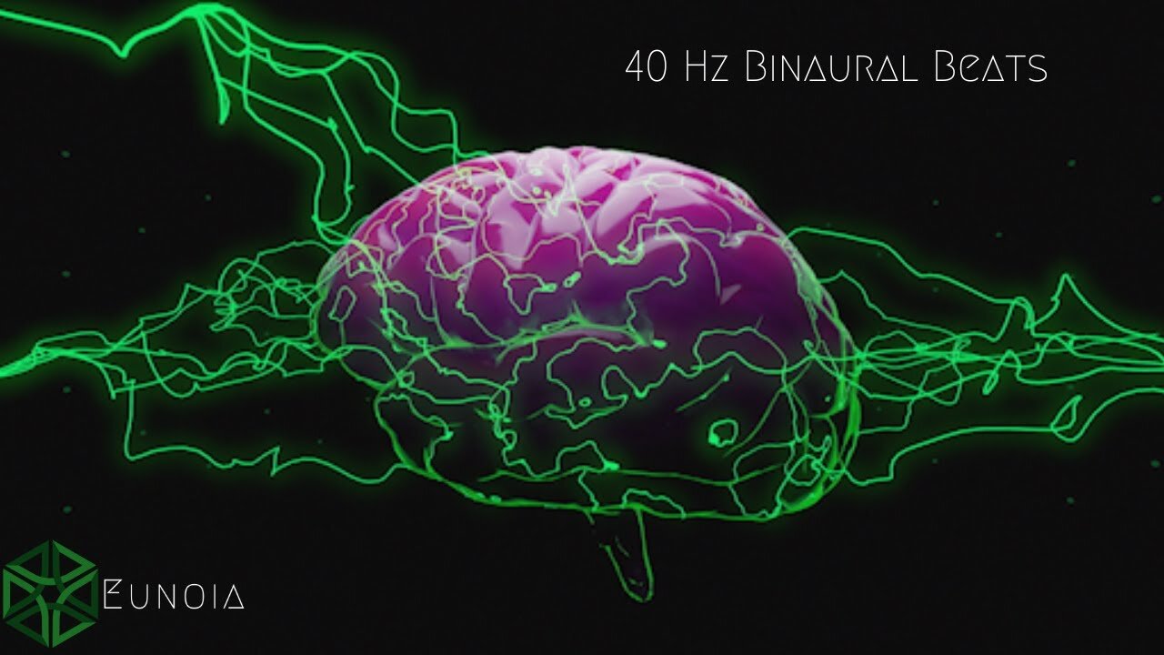 Mental Focus & Productivity - 40 Hz Gamma Binaural Beat 🎧️