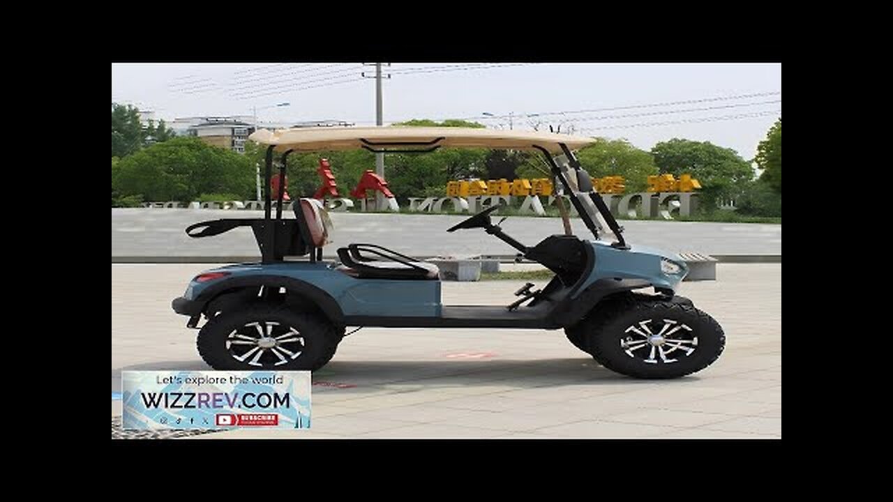 for Sale Electric Golf Cart 4-Seater Sightseeing Bus Club Car 48V off-Road Review