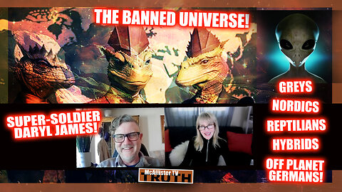 INTERVIEW WITH SUPER-SOLDIER DARYL JAMES! REPTILIANS! GREYS! CLONES! HYBRIDS! TIME TRAVEL AND MORE!