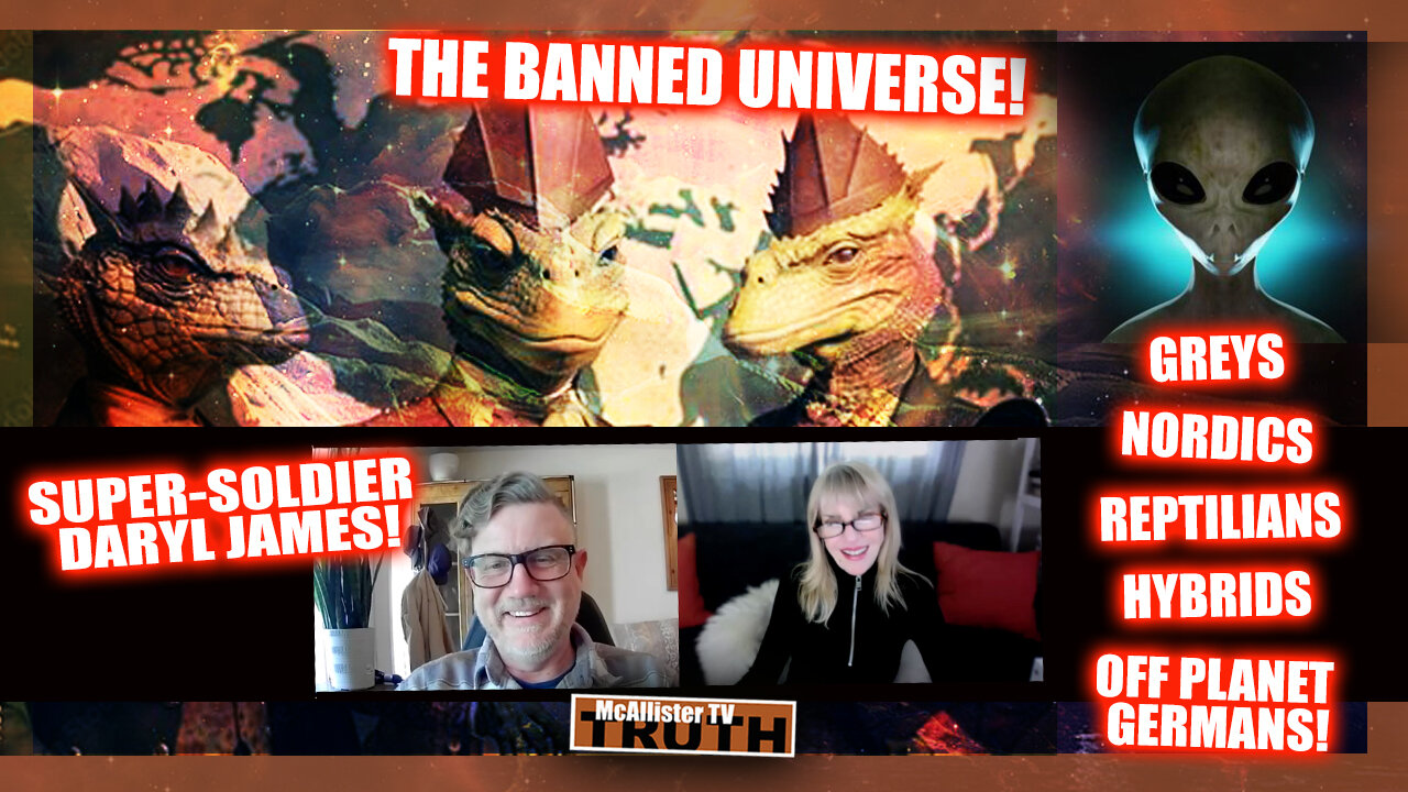 INTERVIEW WITH SUPER-SOLDIER DARYL JAMES! REPTILIANS! GREYS! CLONES! HYBRIDS! TIME TRAVEL AND MORE!