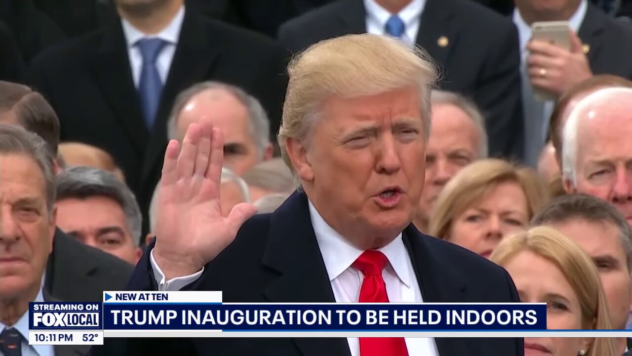 Trump Inauguration to be held indoors