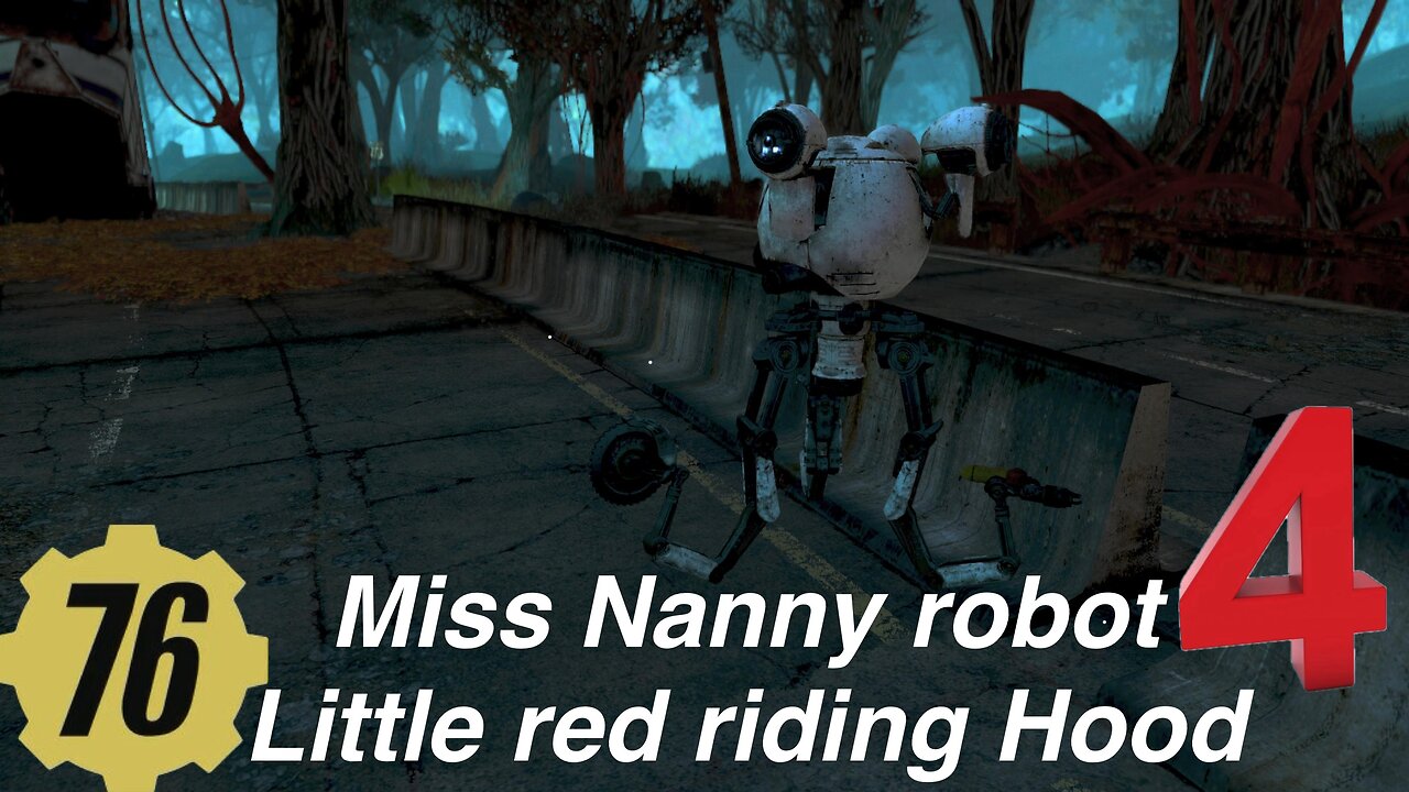 Fallout 76 random encounter miss Nanny, story of Little red riding Hood