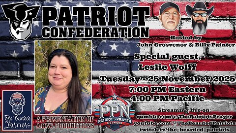 Patriot Confederation - Leslie Wolff Interview (November 25, 2025)