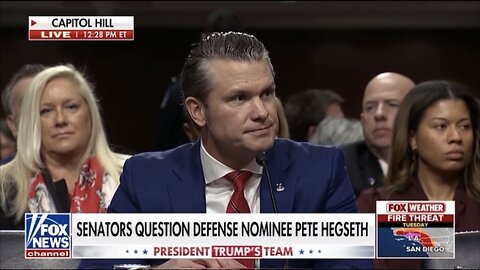 Pete Hegseth Senate Confirmation Hearing for Secretary of Defense (01/14/25)