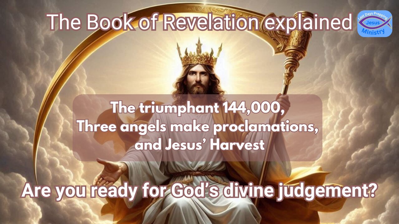 The book of Revelation explained | The song of the 144 thousand, The three angels, and the harvest