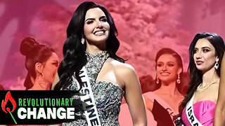 Miss Israel Gives SIDE EYE To Miss Palestine