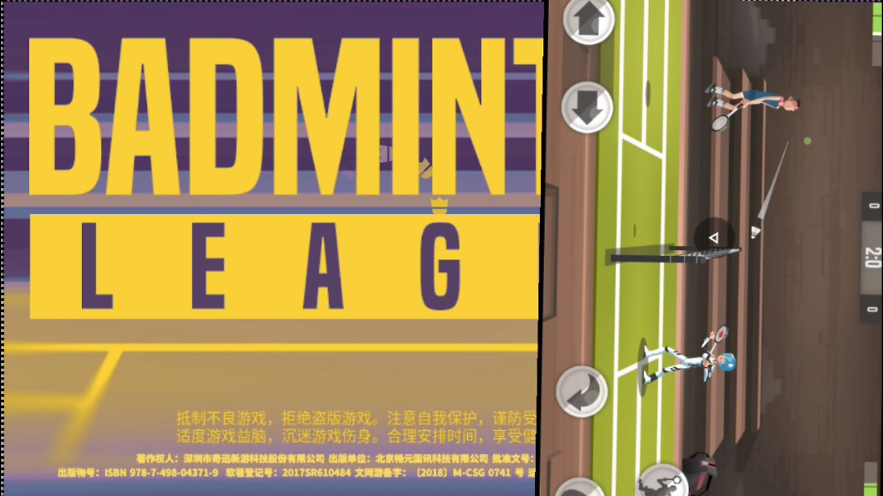 Play Badminton 🏸🏸 league 💪#game