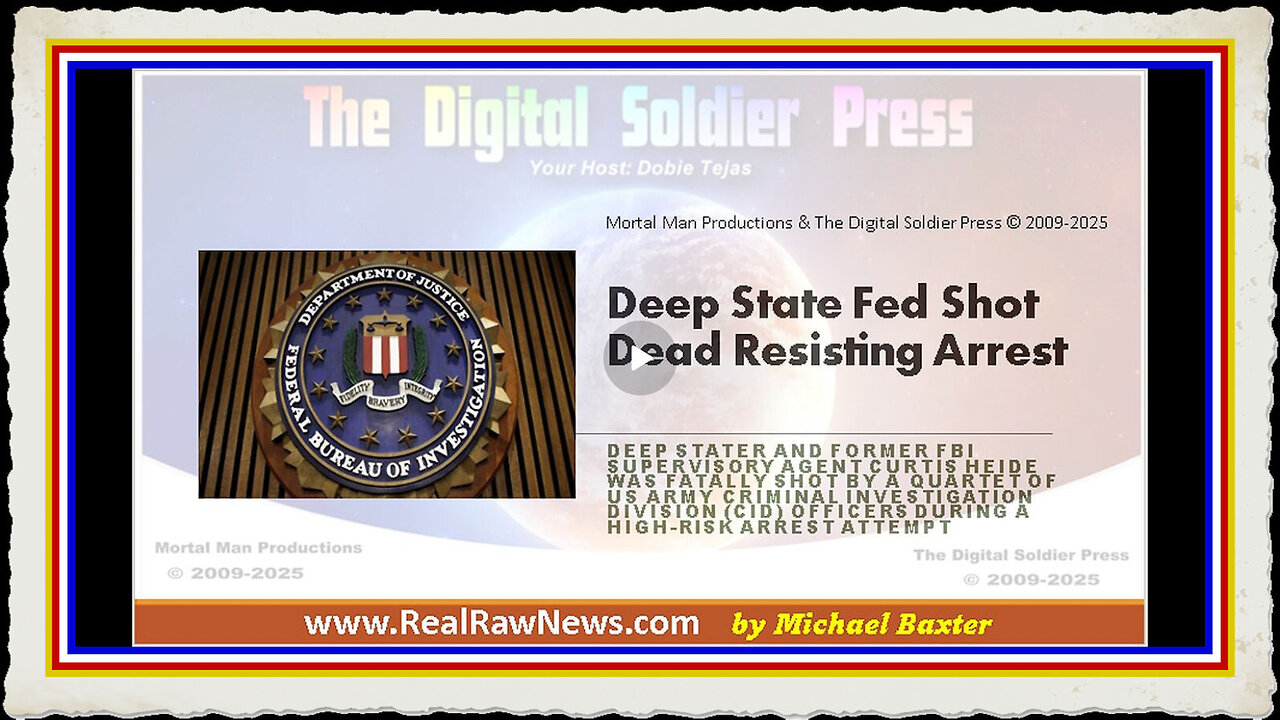 Deep State Fed Shot Dead Resisting Arrest