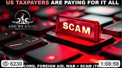 US TAXPAYERS Paying For it All, Obama FAM $40M, Paris, Foreign AID, WAR=SCAM, Pray 1/10/25 ~ by And We Know