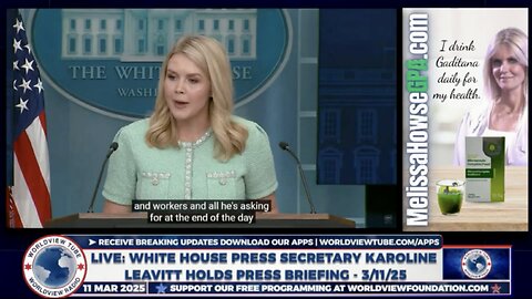 LIVE: White House Press Secretary Karoline Leavitt Holds Press Briefing - 3/11/25