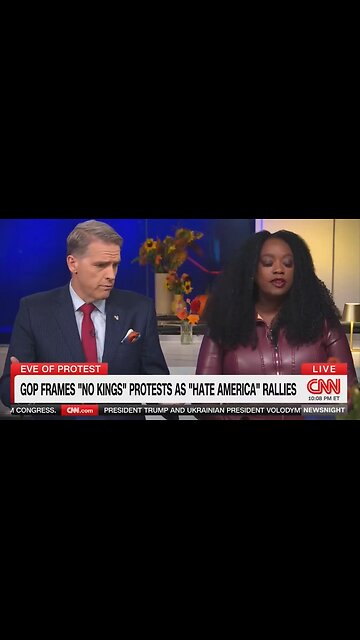 Scott Jennings FIRES BACK At CNN Panelist Over "No Kings" Protest