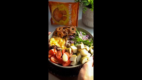 🥗🔥 Cheddar Burger Protein Bowl | High Protein, Low Carb, Flavor-Packed Recipe!