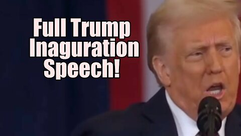 Trump Full Inauguration Speech. PraiseNPrayer. Jan 20, 2025