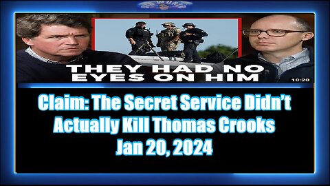 Claim The Secret Service Didn’t Actually Kill Thomas Crooks