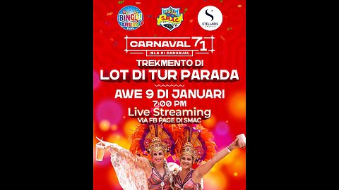 Aruba Carnival tv show 'Den Dje' Friday 10 January 2025 Show 3 live from Footfit Birkenstock