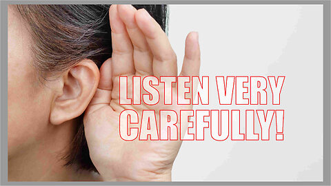 WAKEY WAKEY - LISTEN VERY CAREFULLY !