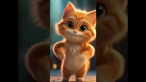 Kitten dance so cute #bibabibotv #shorts #cat #kitten #catvideos