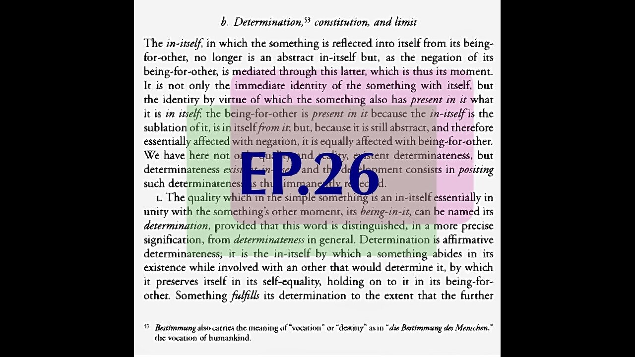Ep.26, Determination & Constitution (again)