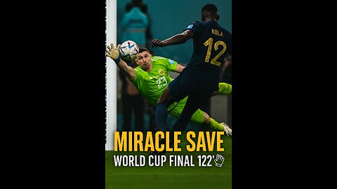 Martínez’s MIRACLE Save | World Cup Final 122’ (Argentina vs France)