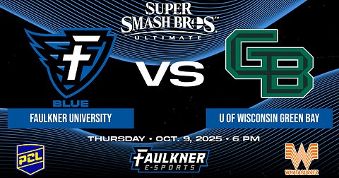 Smash Bros.- Faulkner Blue vs. UW Green Bay (10/9/2025)