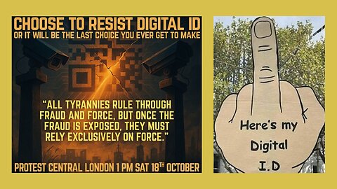 18th October 2025 London No To Digital ID March