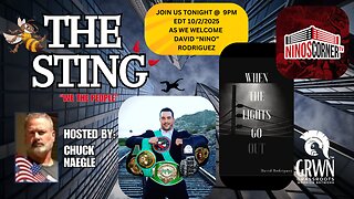 The Sting Podcast w/ David "Nino" Rodriguez @ 9pm East Coast time