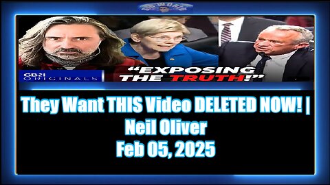 They Want THIS Video DELETED NOW! Neil Oliver