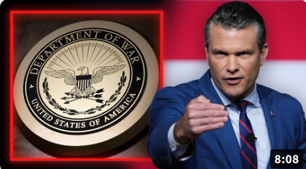 "To Ensure Peace, We Must Prepare For War!" Sec. Hegseth Addresses Top Military Leaders & Defines The US Department Of War's Role In Preserving The American Republic