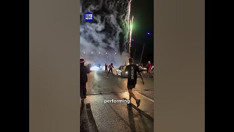 Masked hoons shut down Brisbane's Gateway Motorway 9 News Australia