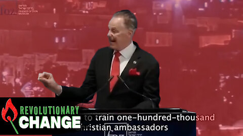 Christian Zionist Pastor: It Is ALL For Israel