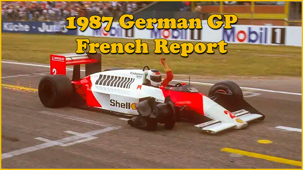 1987 German GP - French Report