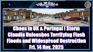 Chaos in UK & Portugal ! Storm Claudia Unleashes Terrifying Flash Floods and Widespread Destruction