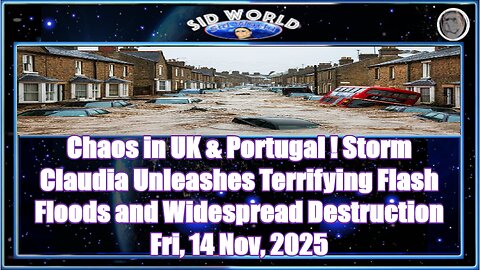 Chaos in UK & Portugal ! Storm Claudia Unleashes Terrifying Flash Floods and Widespread Destruction