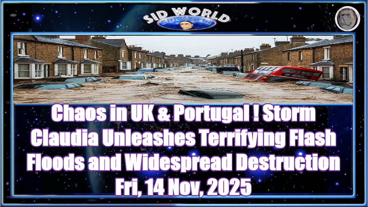 Chaos in UK & Portugal ! Storm Claudia Unleashes Terrifying Flash Floods and Widespread Destruction