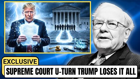1 Min Ago: The Supreme Court "U-turns" at the Last Minute Shocking Trump & Warren Buffett