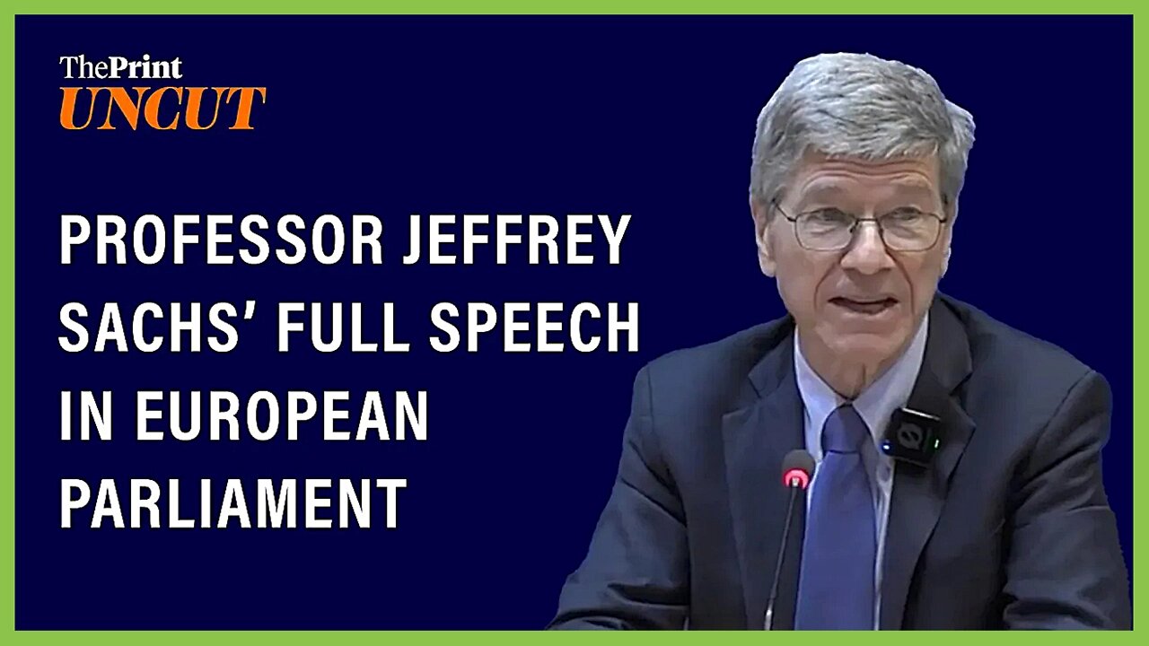 PREVOD SR- Professor Jeffrey Sachs at European Parliament