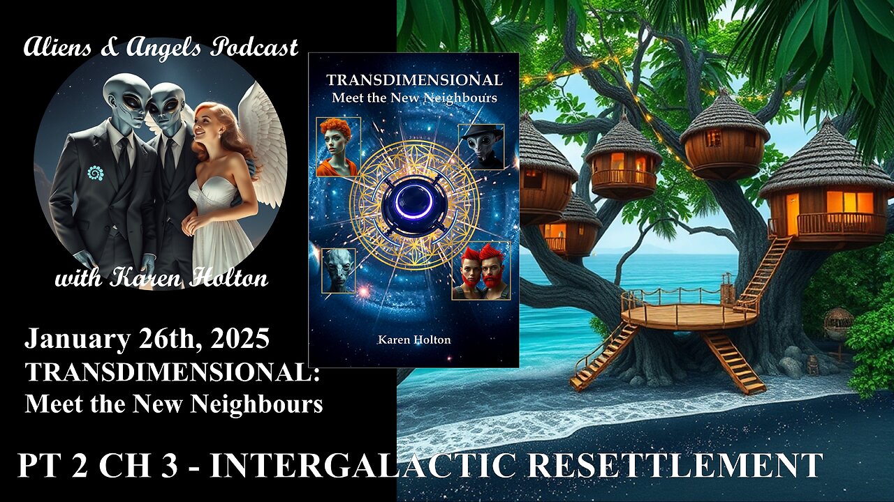 Aliens & Angels Live Podcast, January 26th, 2025 – Pt 2 Ch3 INTERGALACTIC RESETTLEMENT