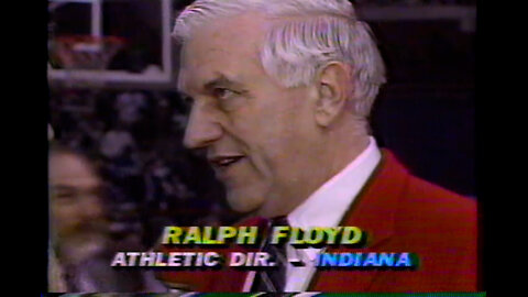 March 13, 1986 - Indiana University Athletic Director Ralph Floyd at NCAA Tournament