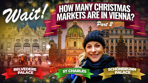 Wait… How Many Christmas Markets Are In VIENNA? 🎄✨| Part 2 | Vienna Adventure Cont'd | Austria