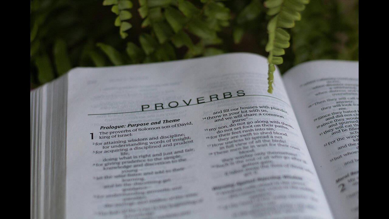 Proverbs Intro pt. 2