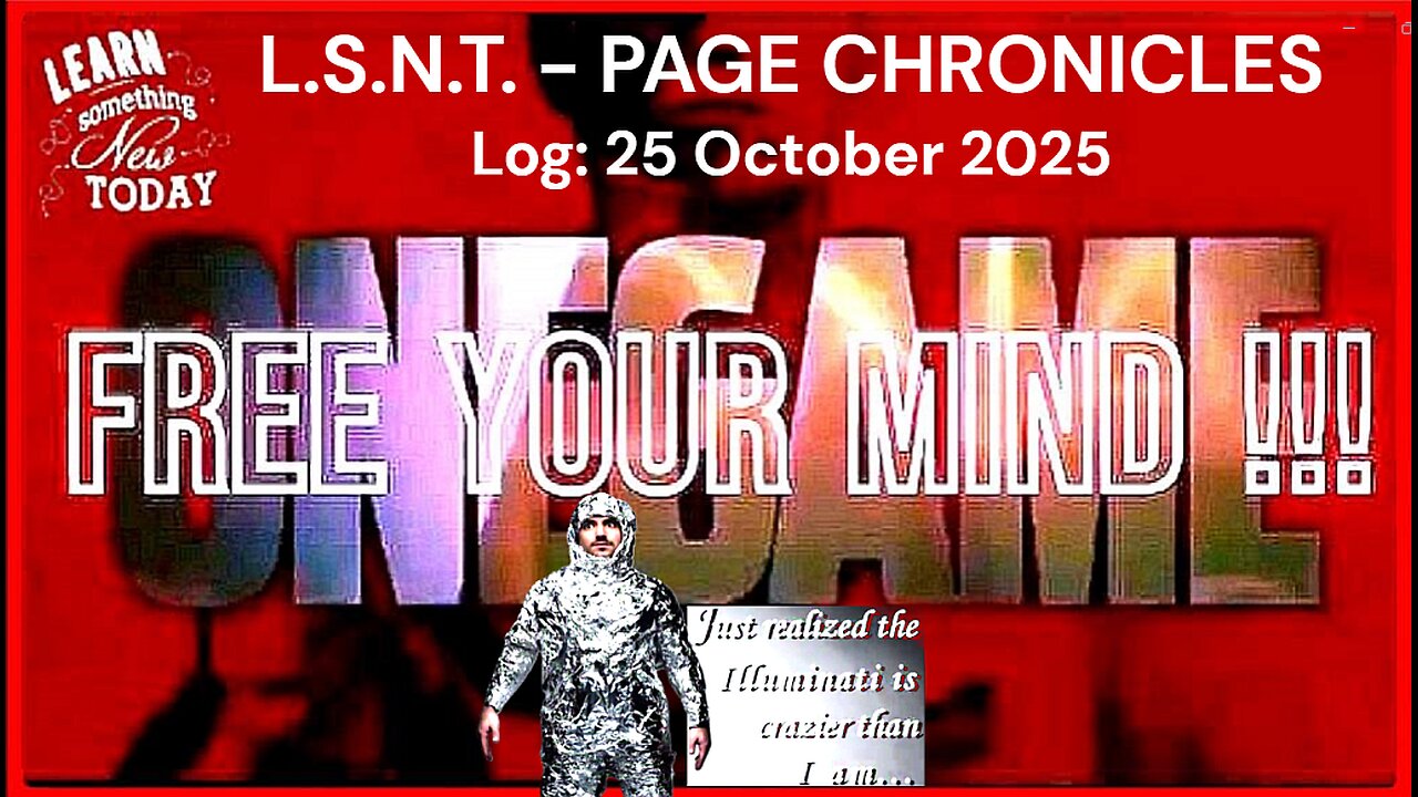 📢👀 | L.S.N.T. | PAGE CHRONICLES | LOG: 25 October 2025 •🕞 1h 31mins