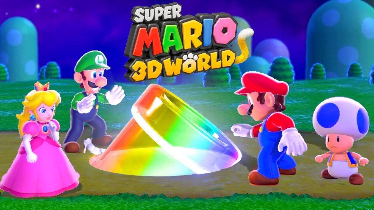 Super Mario 3D World Switch - Full Game 100% Walkthrough