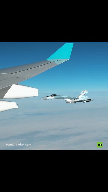 Cazas rusos acompañan al avión presidencial kazajo hacia Moscú