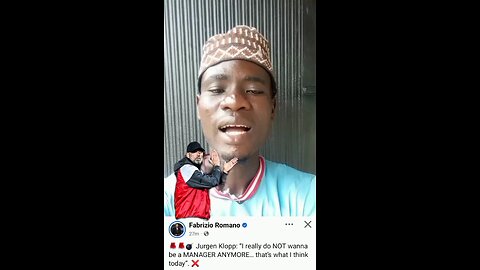 According to Jurgen Klopp I really don't wanna be a Manager anymore